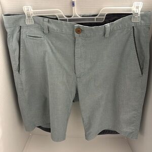 Johnnie-O Men’s Cotton Flat Front Barbados Blue Shorts.Tag Sz 35 Style#JMSH 1770